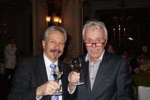 Georg Hagmüller (on the right) with Toni Meile